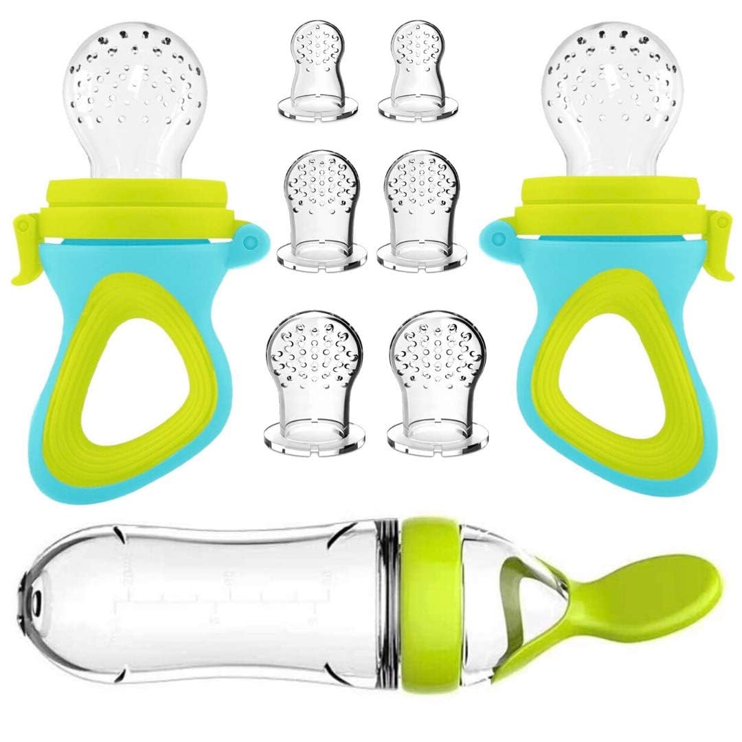Baby Food Jar - Squeezing Feeding Bottle Cup Silicone Newborn