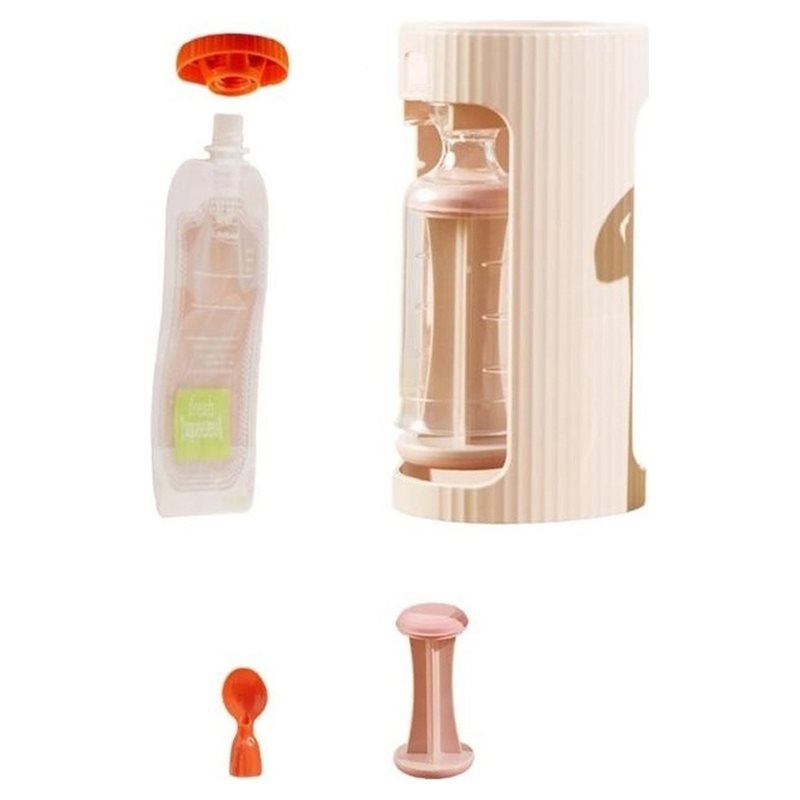 Baby Food Reusable Pouches - WOWFU-1Set Baby Foods Pouch Dispenser Set