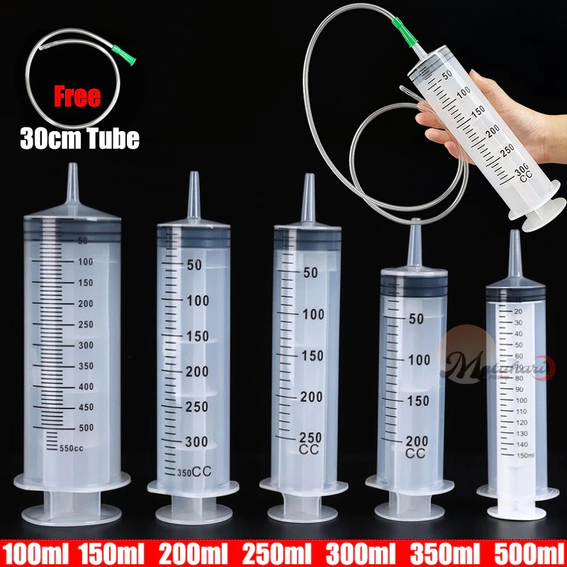 Baby Food Guide - 20Ml-500ml Big Size Syringe Plastic Reusable