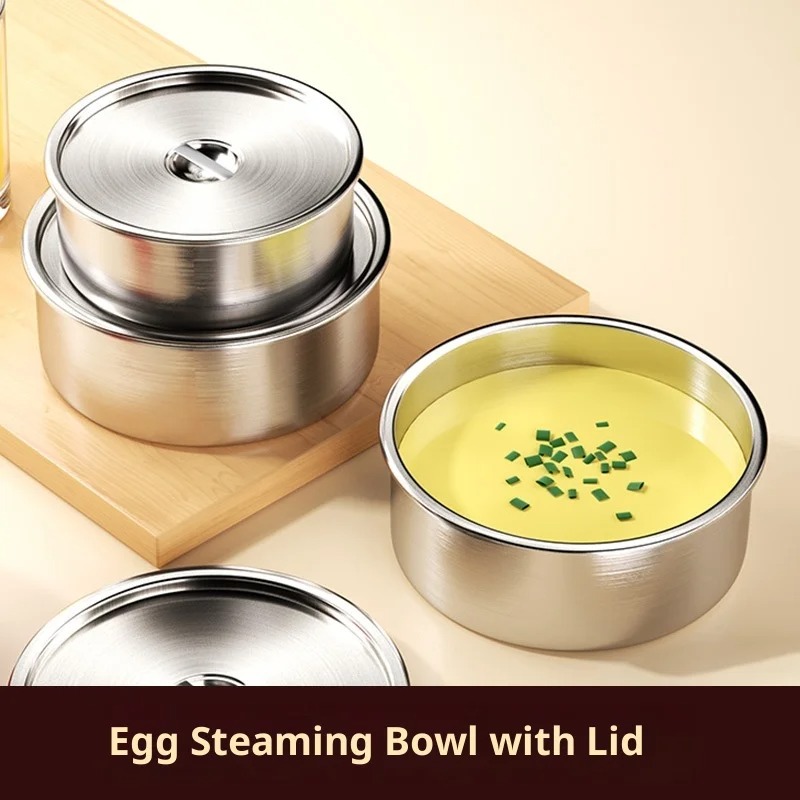 Baby Food Usa - Stainless Steel Steaming Bowl with Lid