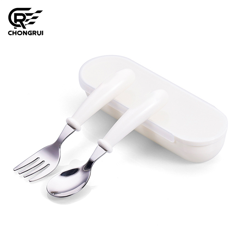 Baby Food Knife Set - Kids Spoon Fork Set Food Grade