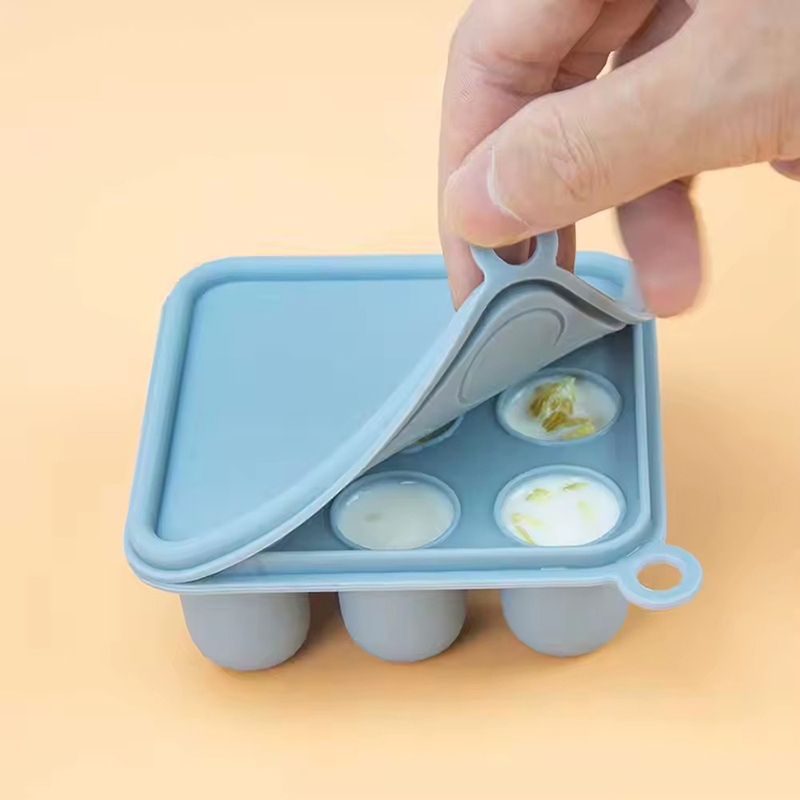 Baby Food Containers Glass - Silicone Baby Food Freezer Tray with