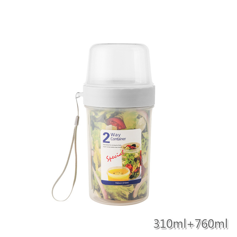 Baby Food Jar - Double Layer Leakproof Food Case Portable