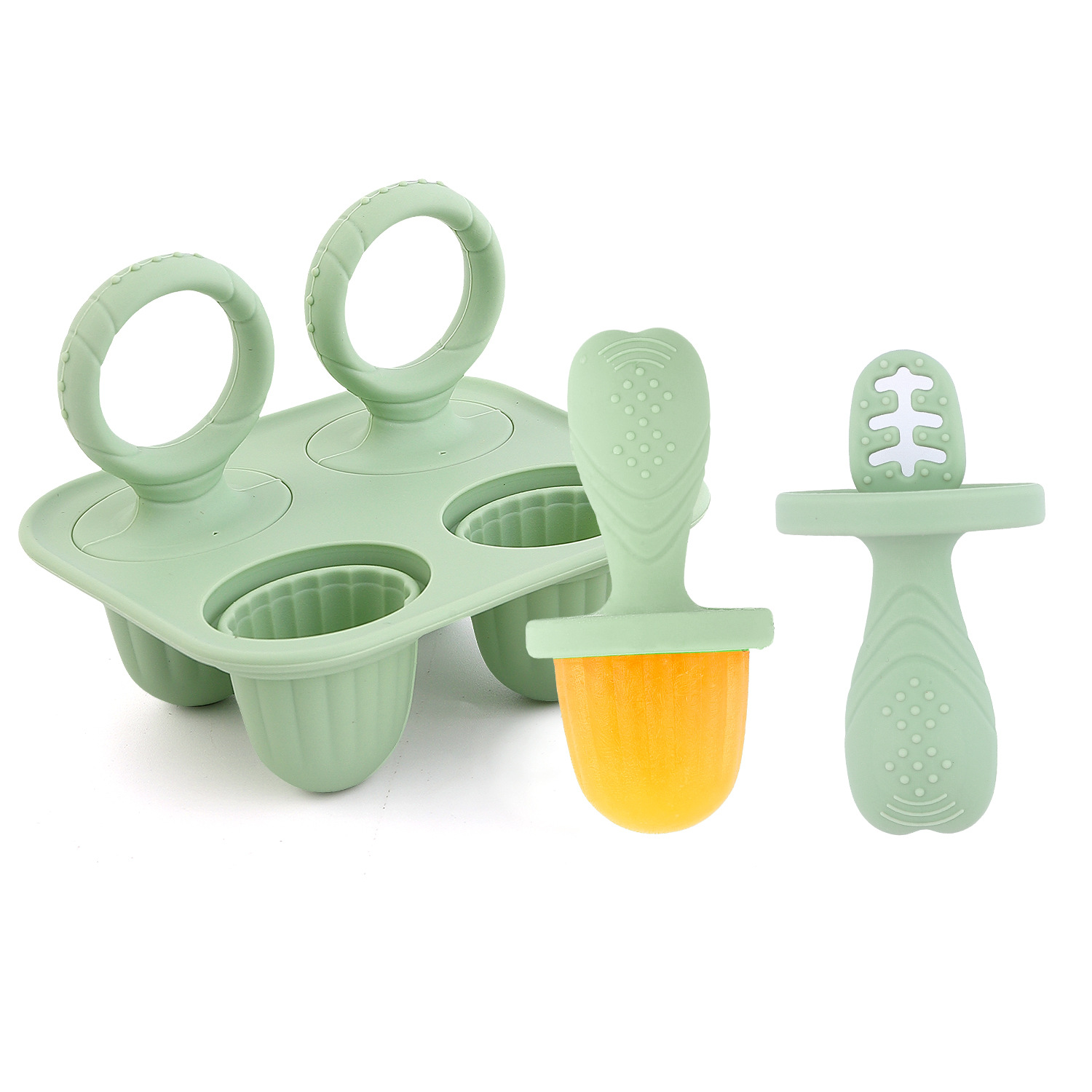 Baby Silicone Mold Set,Teethin - Baby Food Zubereiter ulasan dan harga