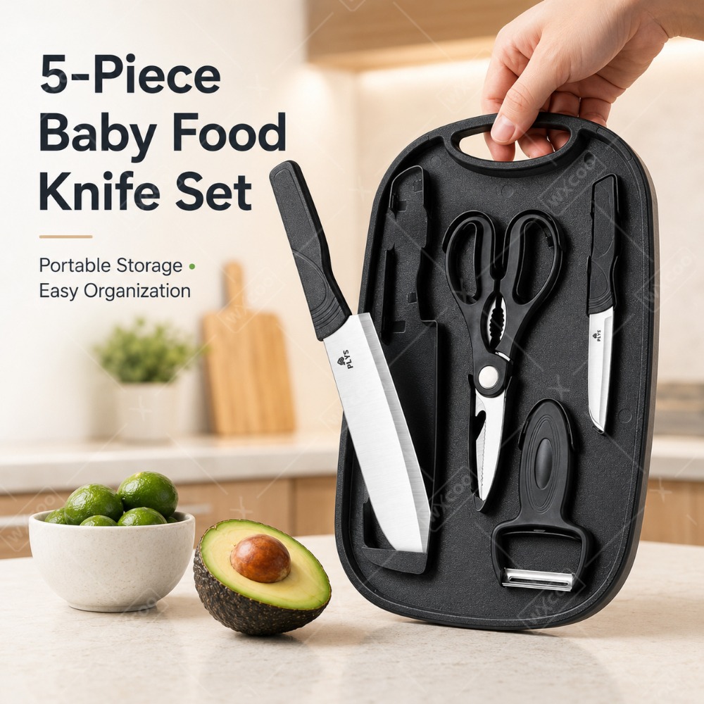 Baby Food Preparation Knife Se - Baby Food Knife Set ulasan dan harga