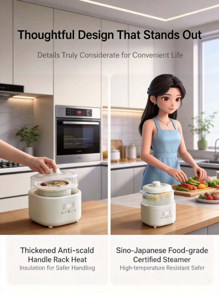220V Small Electric Cooker, Ba - Baby Food Usa ulasan dan harga