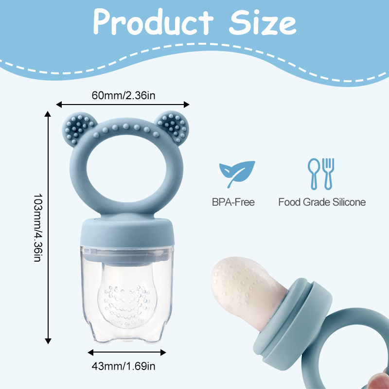 Silicone Bear Shaped Baby Frui - Baby Food Guide ulasan dan harga