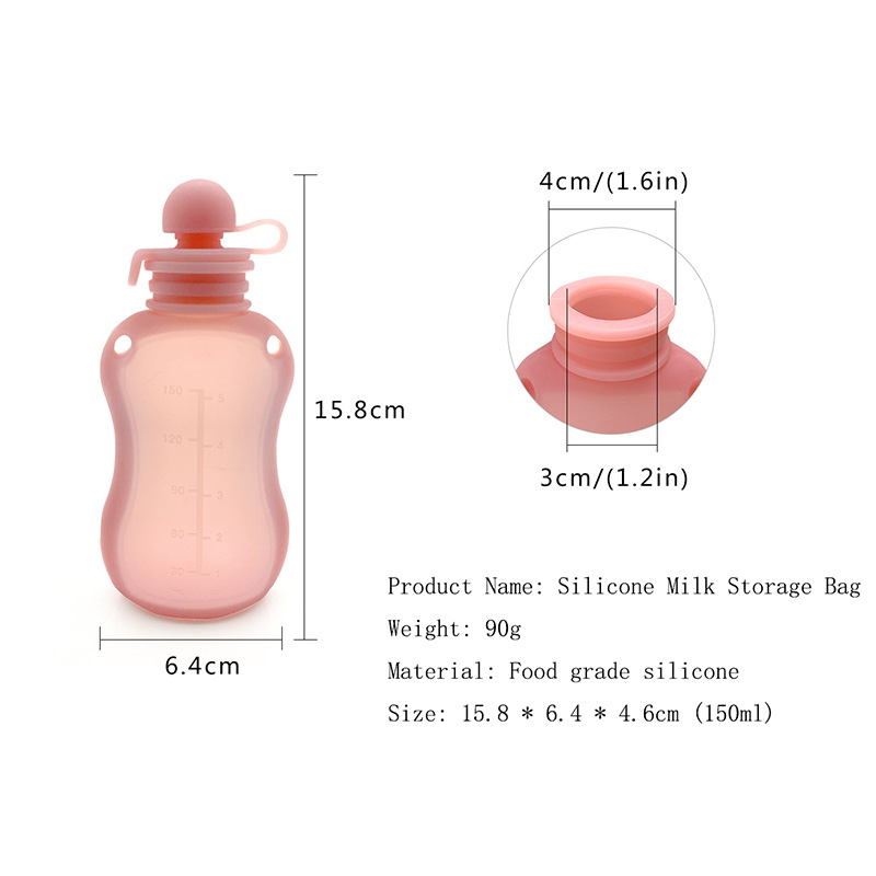 150ml Convenient Milk Storage  - Baby Food Reusable Pouches ulasan dan harga