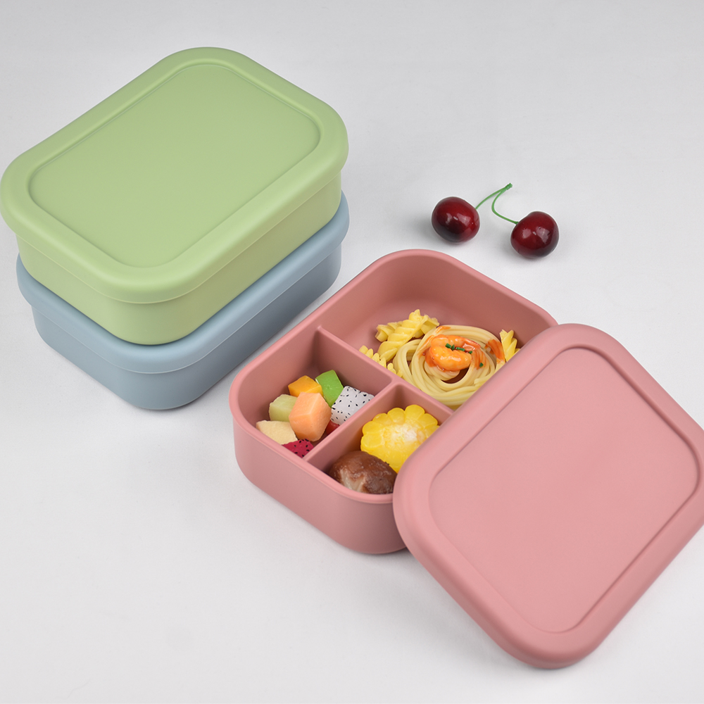 3-Compartment Food Grade Silic - Baby Food Zone ulasan dan harga