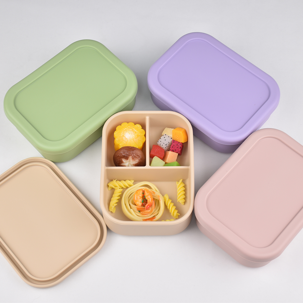 3-Compartment Food Grade Silic - Baby Food Zone ulasan dan harga