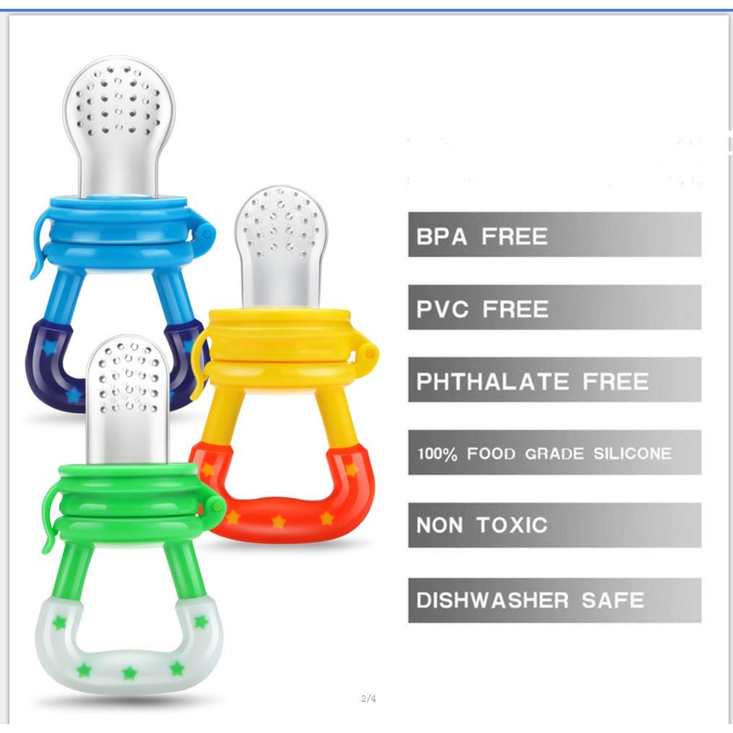 Baby Fruit Food Feeder/pacifie - Baby Food Guide ulasan dan harga