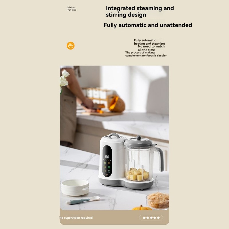 [NEW!N92R】 Automatic Baby Food - Baby Food Maker And Steamer ulasan dan harga