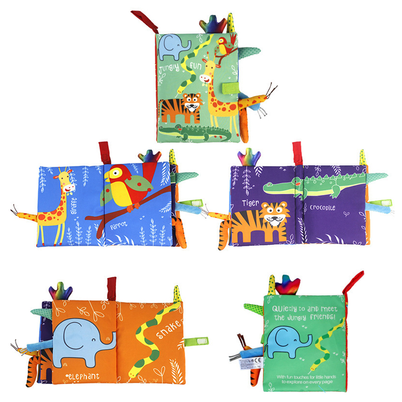 New 3D Visual Tail Cloth Book  - Baby Food Book ulasan dan harga