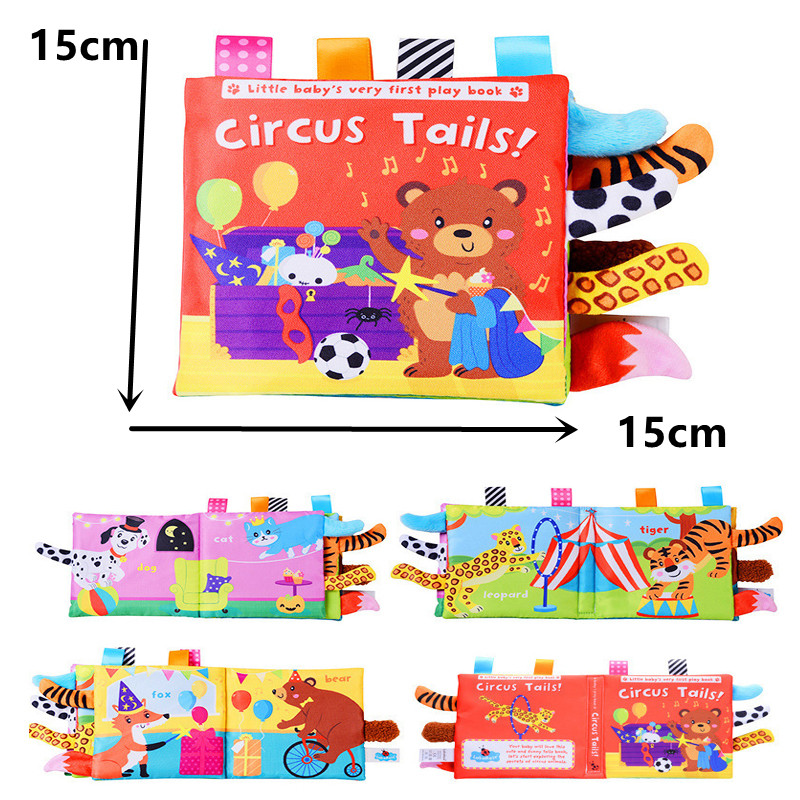 New 3D Visual Tail Cloth Book  - Baby Food Book ulasan dan harga