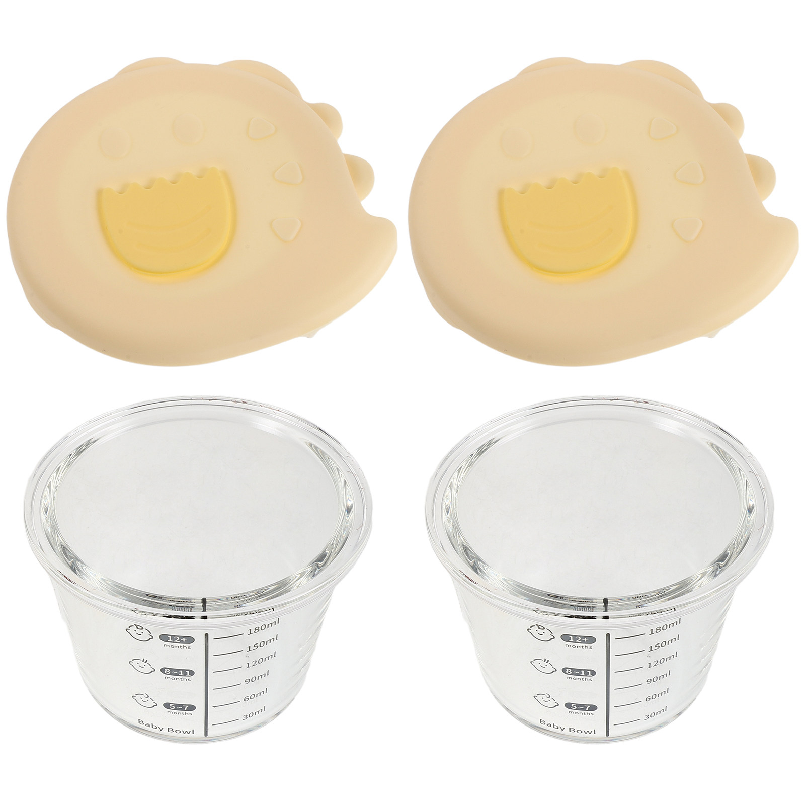 2Pcs Glass Baby Food Storage C - Baby Food Containers Glass ulasan dan harga