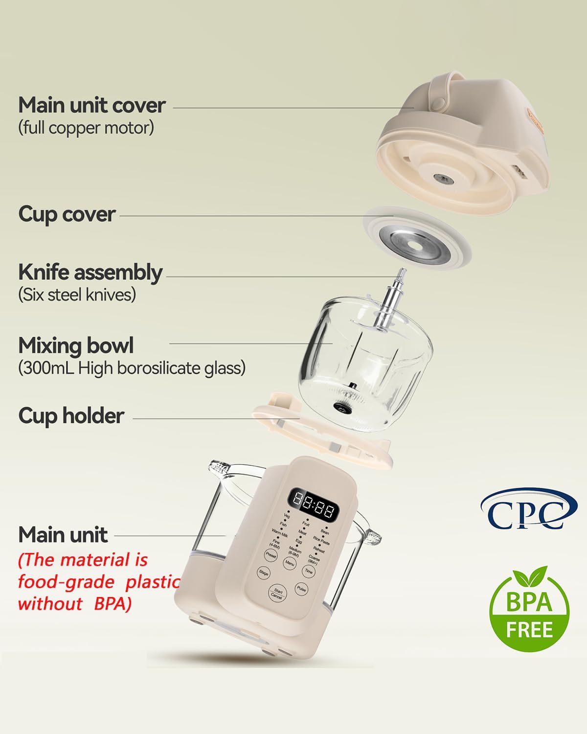 9 in 1 Baby Food Maker,Auto Gl - Baby Food Maker And Steamer ulasan dan harga
