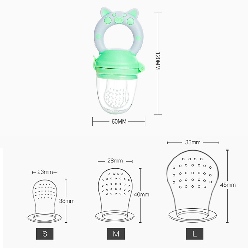 4pcs/set Silicone Fruit & Vege - Baby Food Guide ulasan dan harga