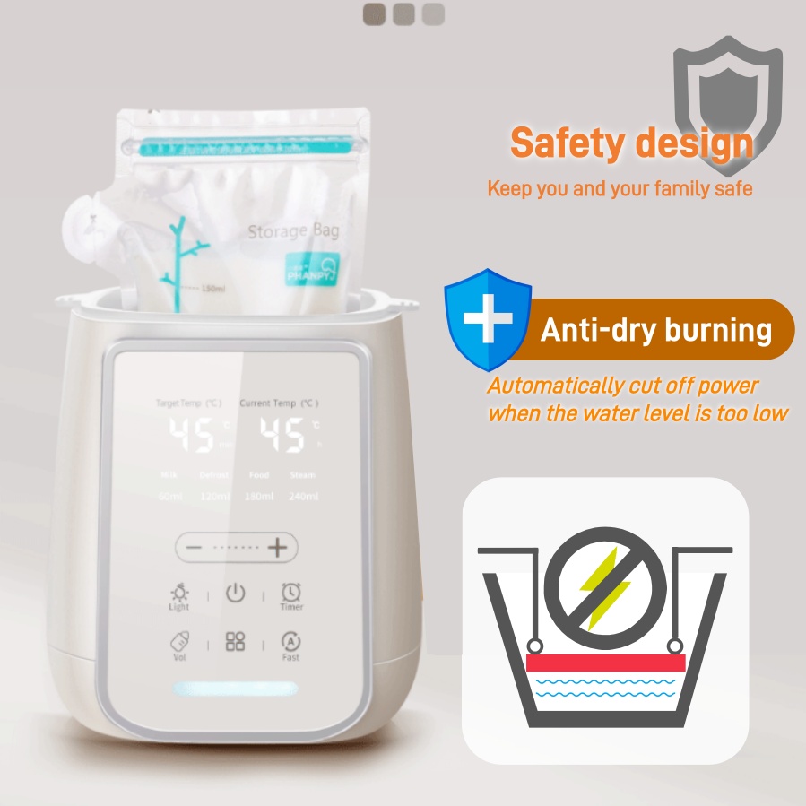 8In1 Baby Bottle Breast Milk W - Baby Food Warmer ulasan dan harga