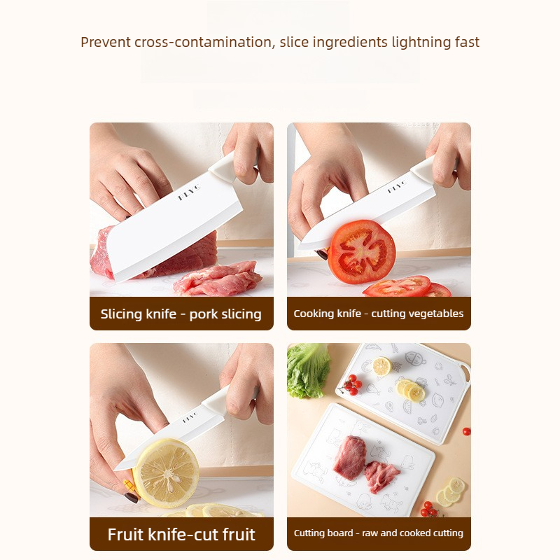 Ceramic Knife & Cutting Board  - Baby Food Knife Set ulasan dan harga