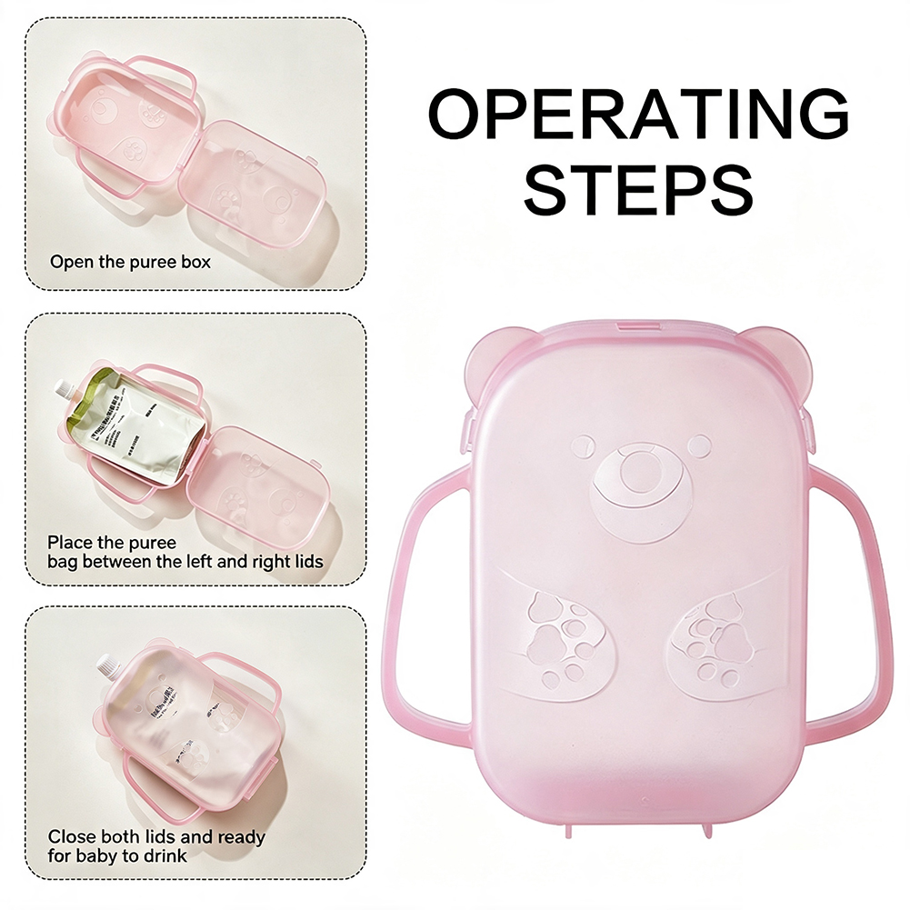 Squeeze Proof Pouch Holder Foo - Baby Food Zone ulasan dan harga