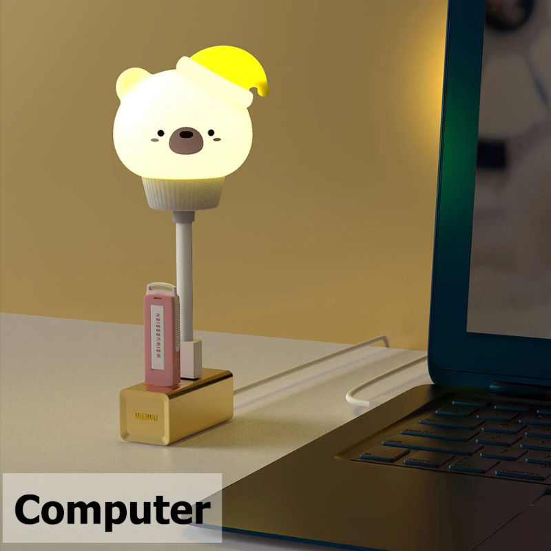 USB Cartoon Cute Night Light W - Baby Food Book ulasan dan harga