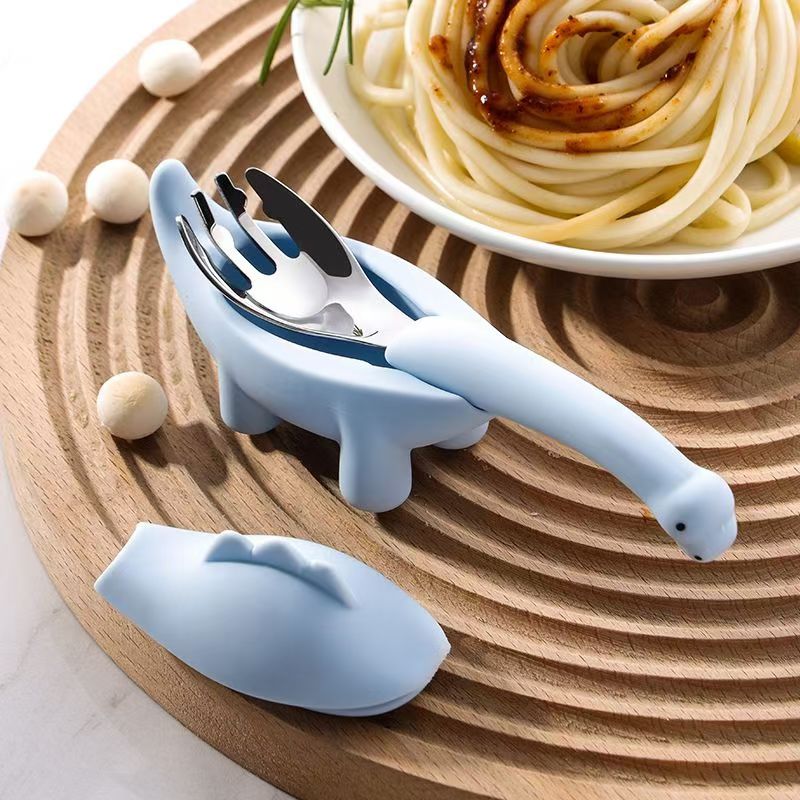 Dinosaur Baby Feeding Tablewar - Baby Food Knife Set ulasan dan harga
