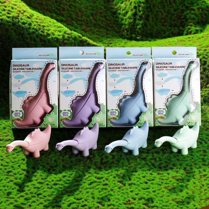 Dinosaur Baby Feeding Tablewar - Baby Food Knife Set ulasan dan harga