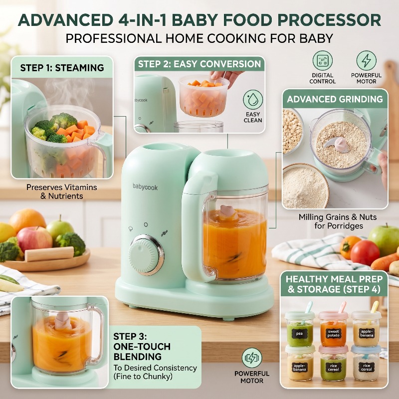 Small Automatic High Precision - Baby Food Maker And Steamer ulasan dan harga