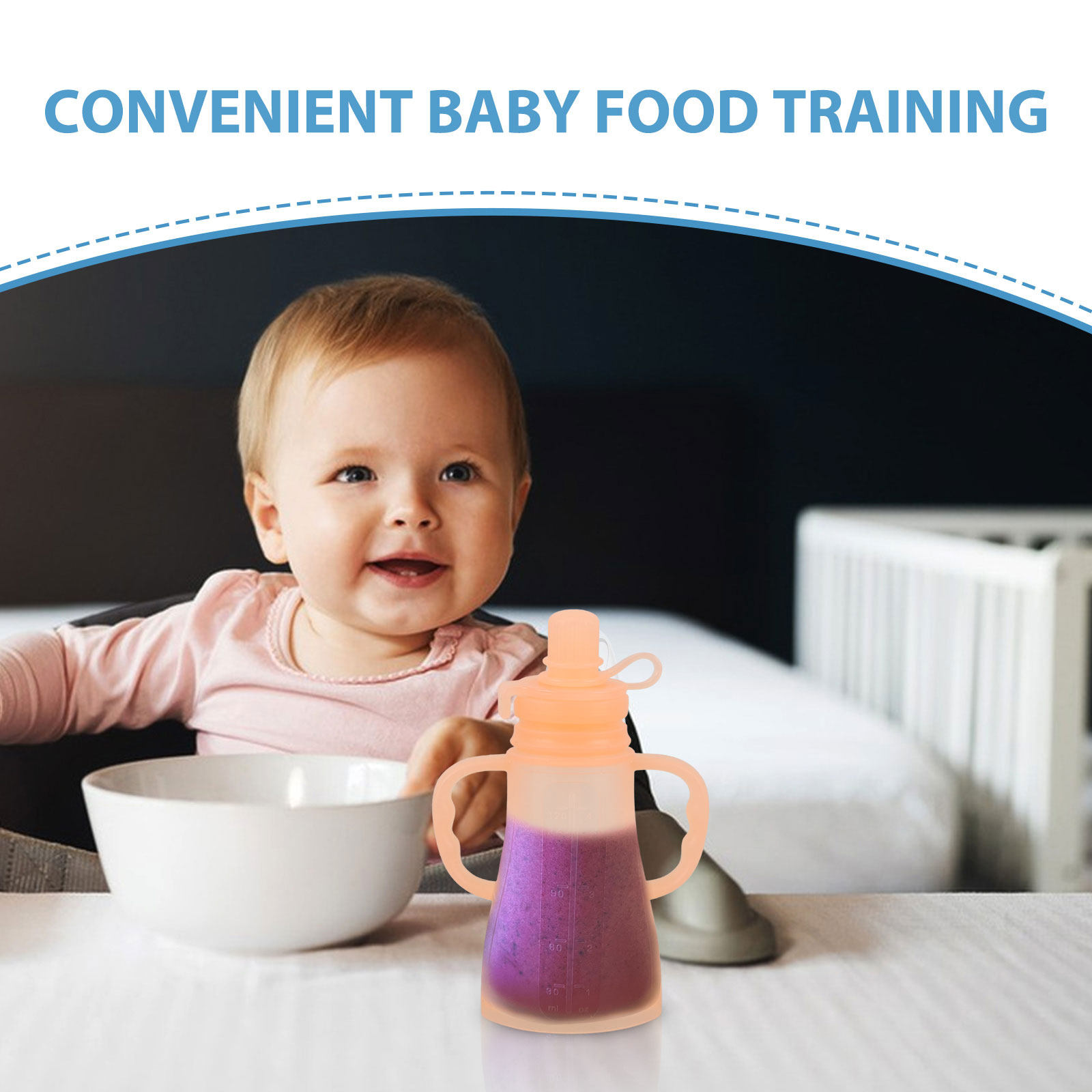 Silicone Baby Food Pouches Reu - Baby Food Reusable Pouches ulasan dan harga