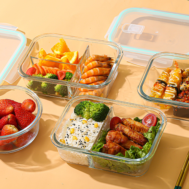 Glass Fresh-Keeping Box high B - Baby Food Containers Glass ulasan dan harga