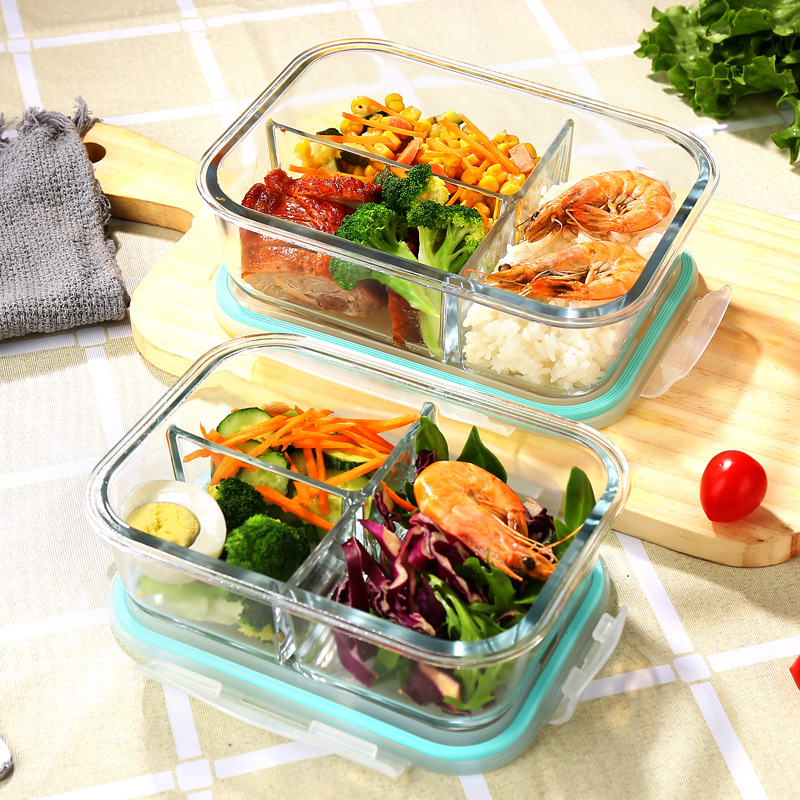 Glass Fresh-Keeping Box high B - Baby Food Containers Glass ulasan dan harga