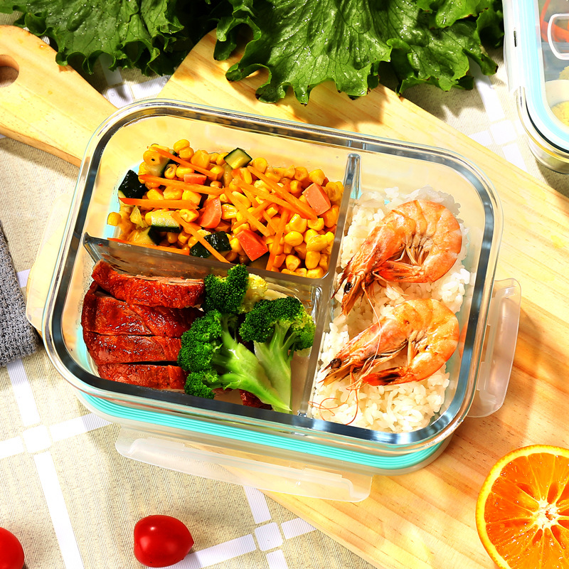 Glass Fresh-Keeping Box high B - Baby Food Containers Glass ulasan dan harga