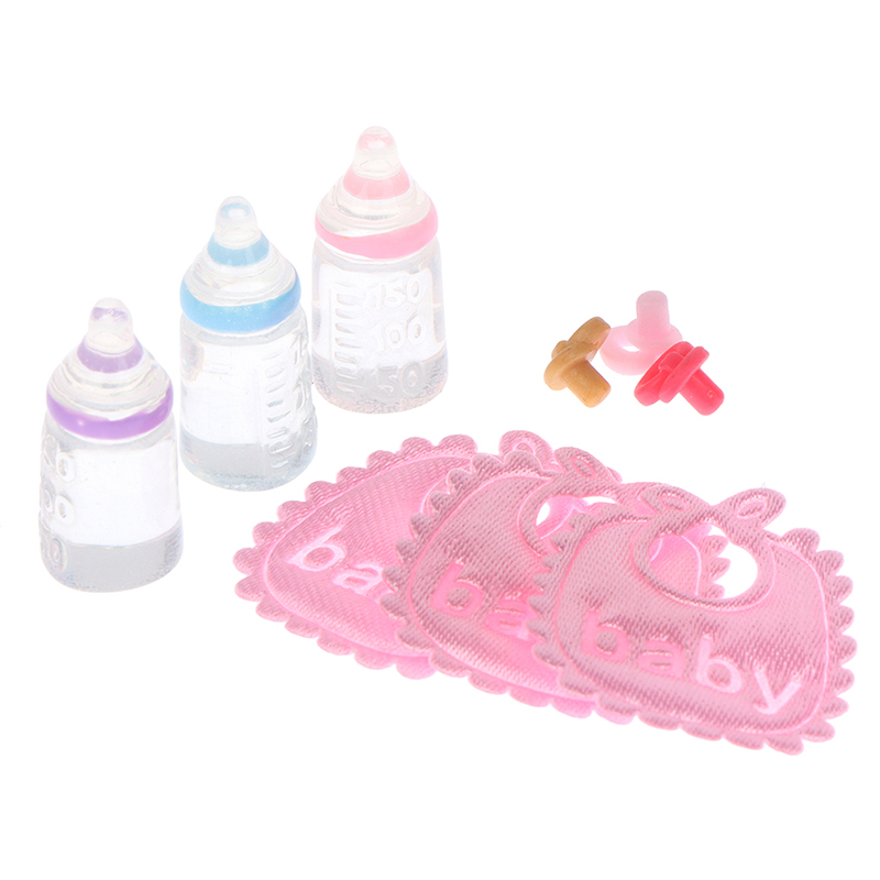 3PCS 1:12 Dolls House Miniatur - Baby Food Pacifier ulasan dan harga