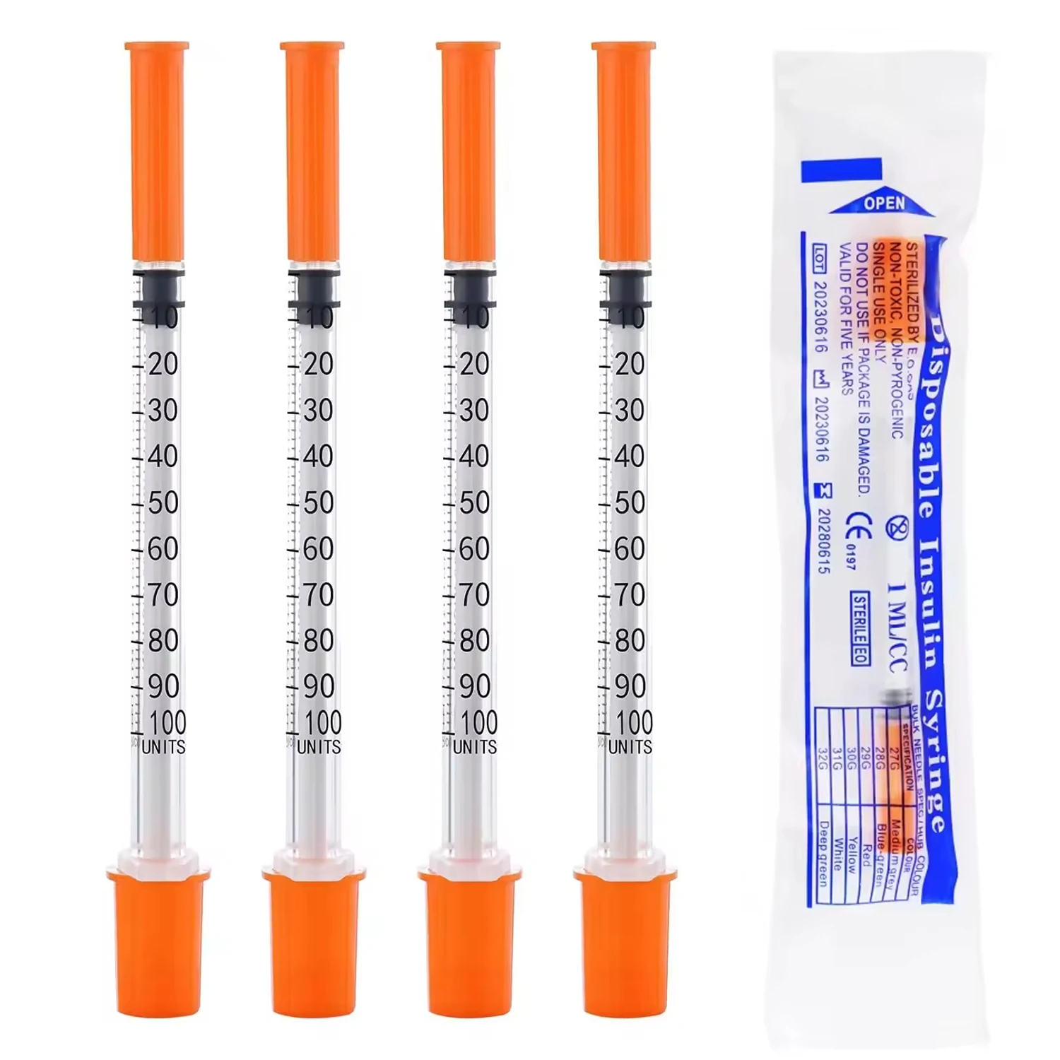100 Pieces 1ml/0.5mlcc Various - Baby Food Allergy Rash ulasan dan harga
