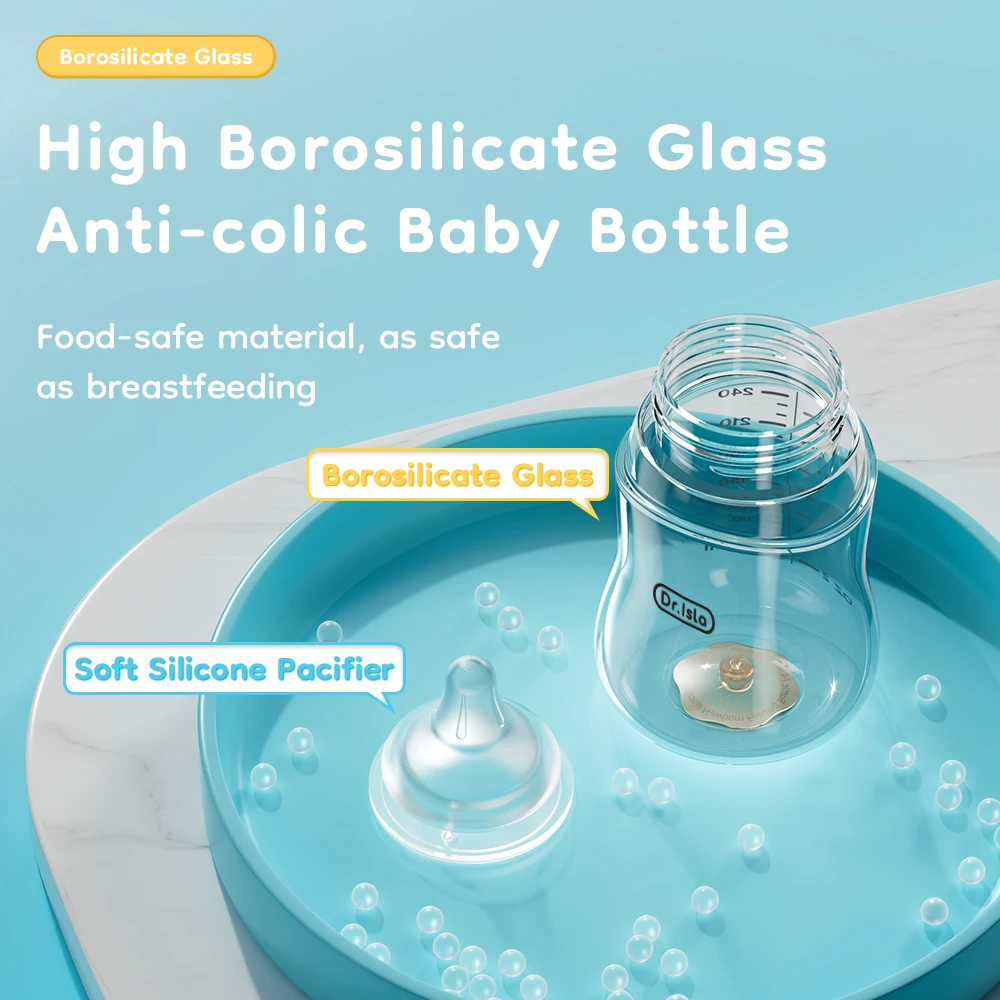 Baby Bottle High Borosilicate  - Baby Food Containers Glass ulasan dan harga