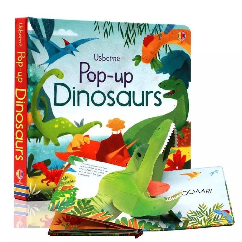 Usborne Pop Up Dinosaurs/Jungl - Baby Food Book ulasan dan harga