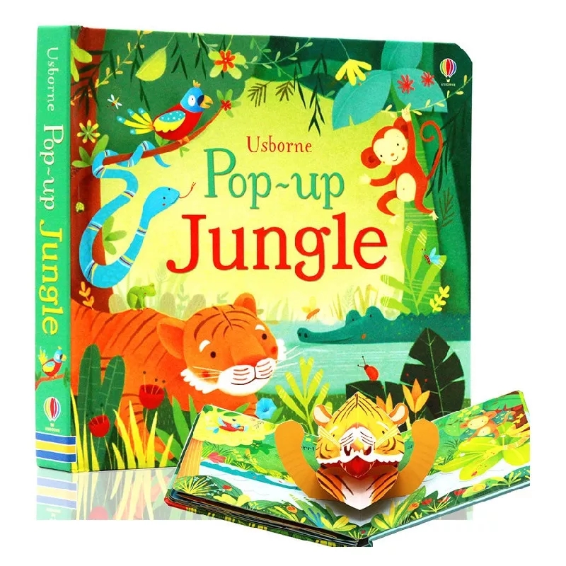 Usborne Pop Up Dinosaurs/Jungl - Baby Food Book ulasan dan harga