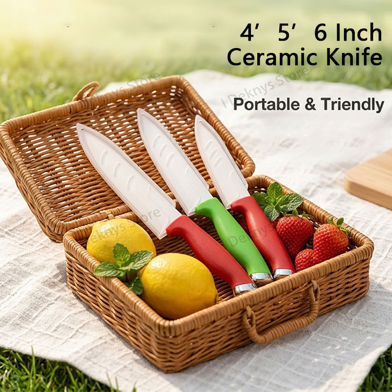 Kitchen Ceramic Knife Set 4' 5 - Baby Food Knife Set ulasan dan harga