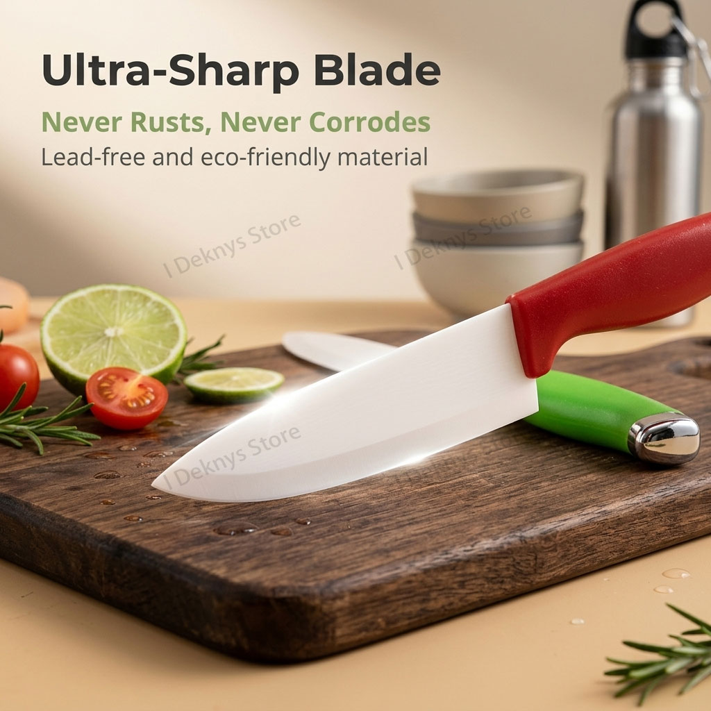 Kitchen Ceramic Knife Set 4' 5 - Baby Food Knife Set ulasan dan harga