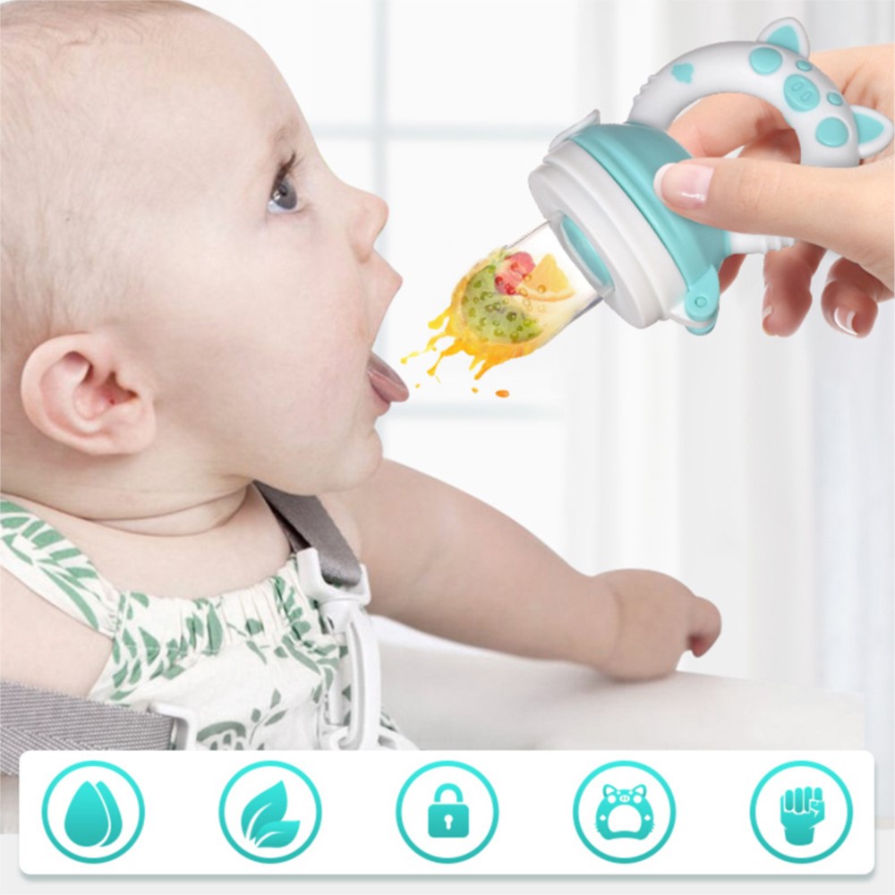 Silicone Fresh Food Nibbler Ba - Baby Food Zone ulasan dan harga