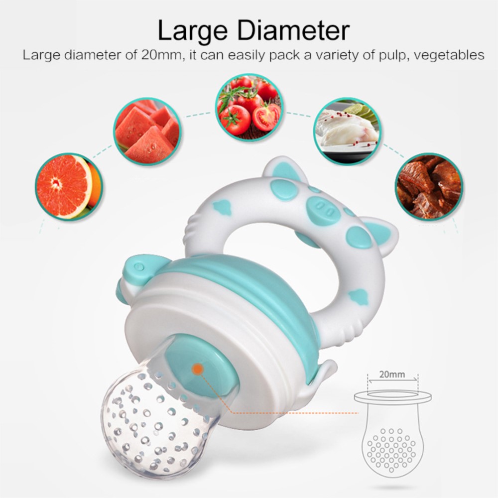 Silicone Fresh Food Nibbler Ba - Baby Food Zone ulasan dan harga