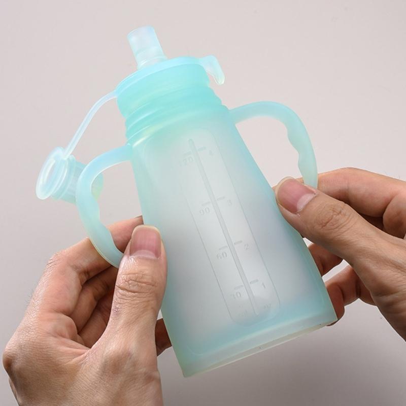 Portable Leakproof Silicone Ba - Baby Food Reusable Pouches ulasan dan harga