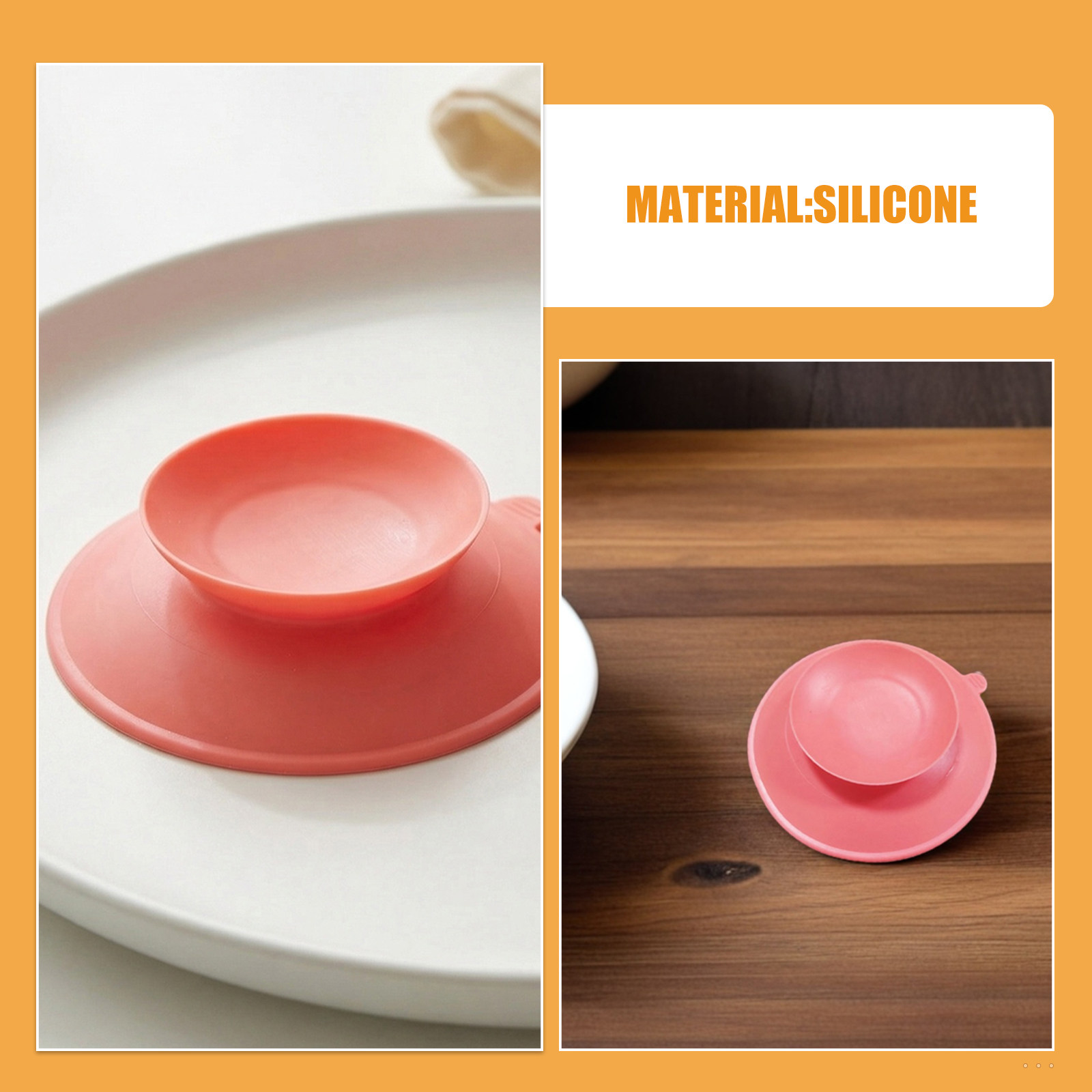8Pcs Silicone Suction Cup Set  - Plate Suction Toddler ulasan dan harga