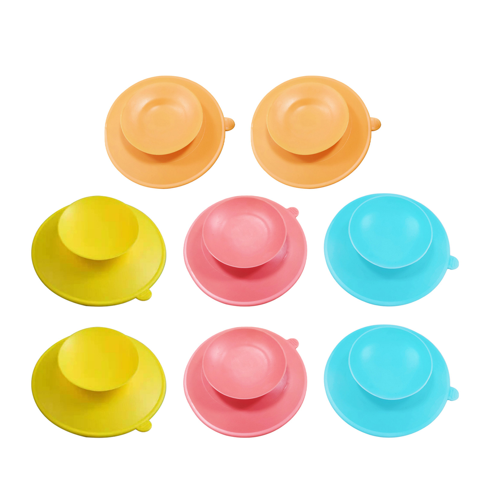 8Pcs Silicone Suction Cup Set  - Plate Suction Toddler ulasan dan harga
