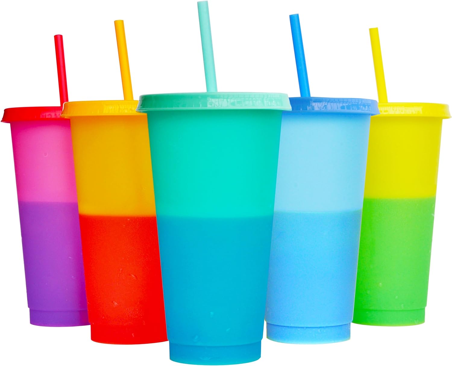Pack of 3 Plastic Cute Cold Cu - Training Cup Straw ulasan dan harga
