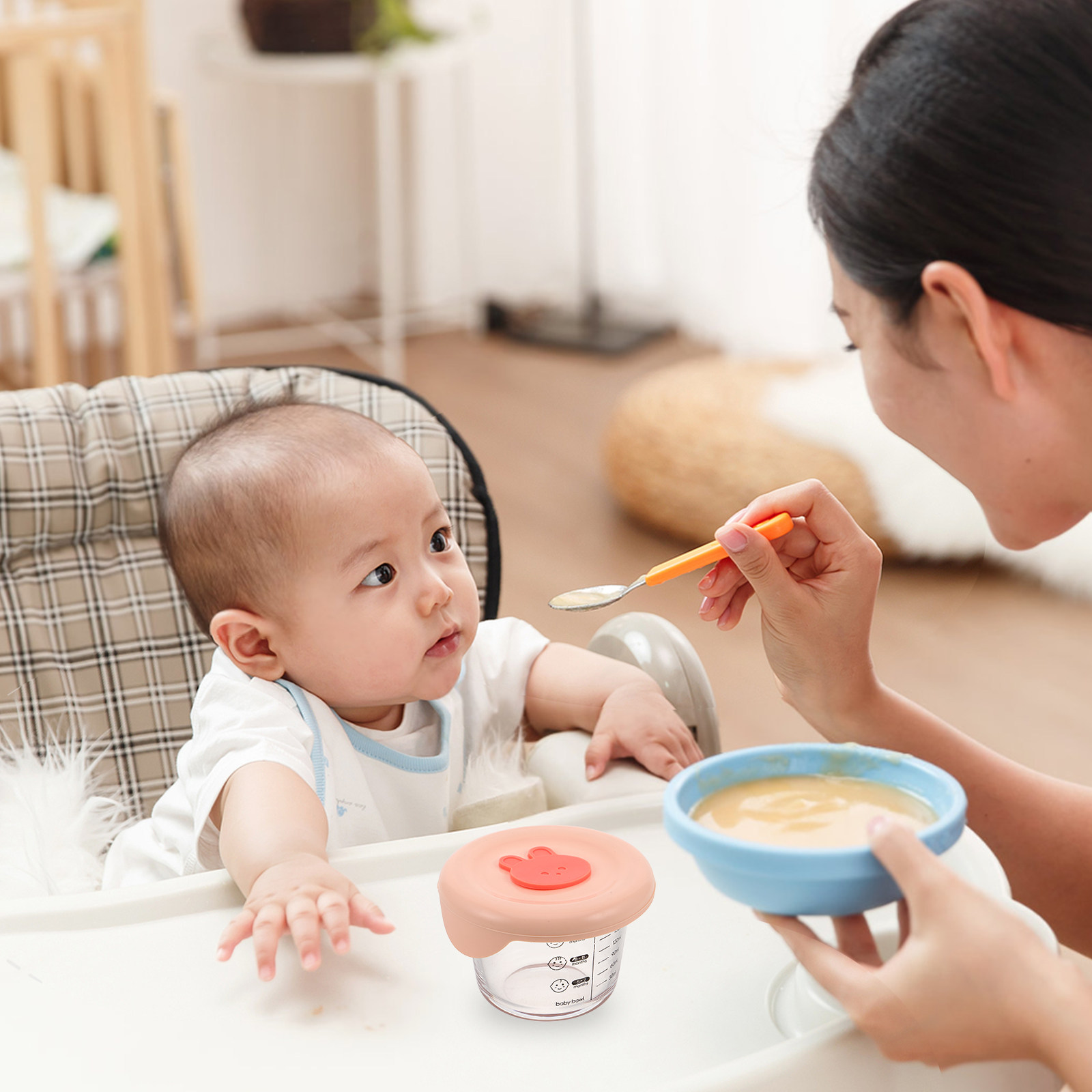 2Pcs Baby Food Storage Contain - Baby Food Containers Glass ulasan dan harga