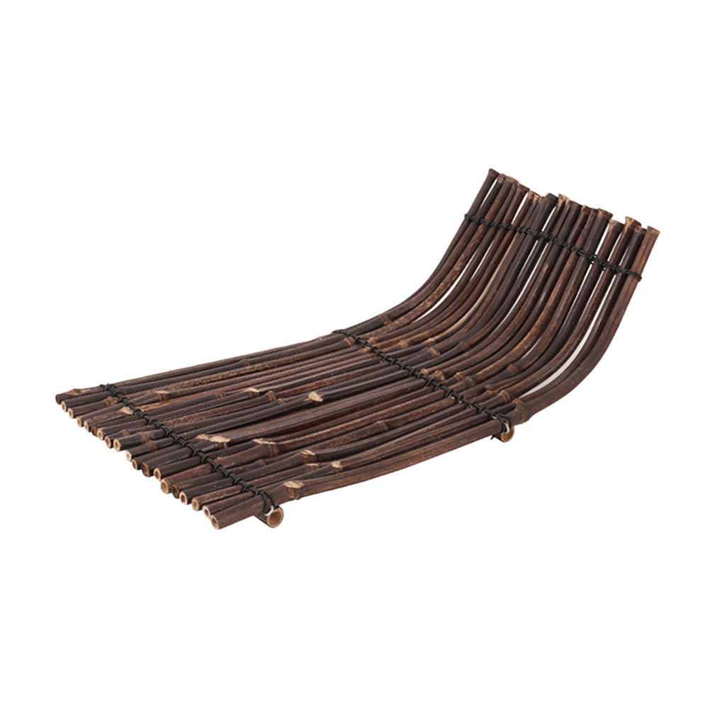 Elegant Bamboo Tea Tray Rectan - Baby Food Catering ulasan dan harga