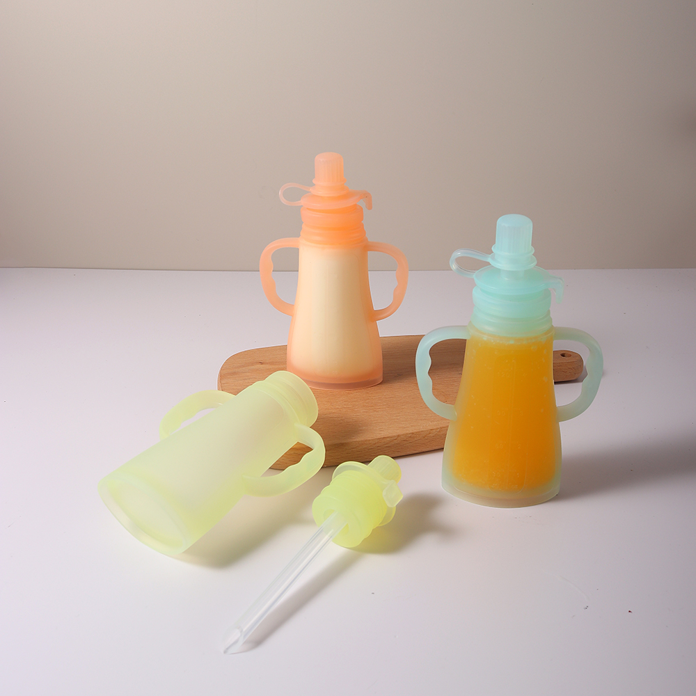 New Reusable Silicone Breast M - Baby Food Reusable Pouches ulasan dan harga