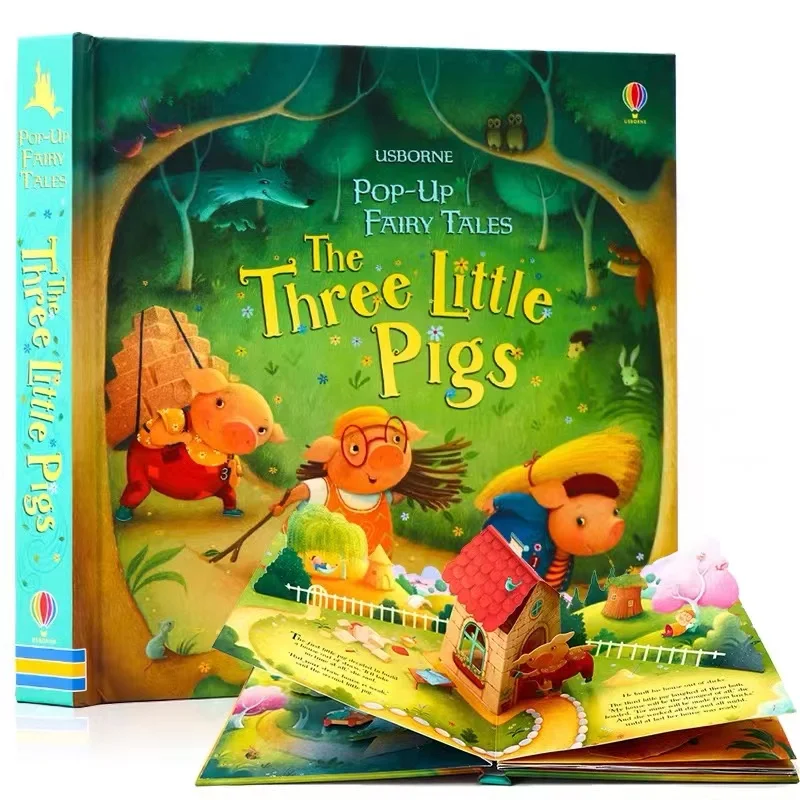 Usborne Pop-Up Three Little Pi - Baby Food Book ulasan dan harga