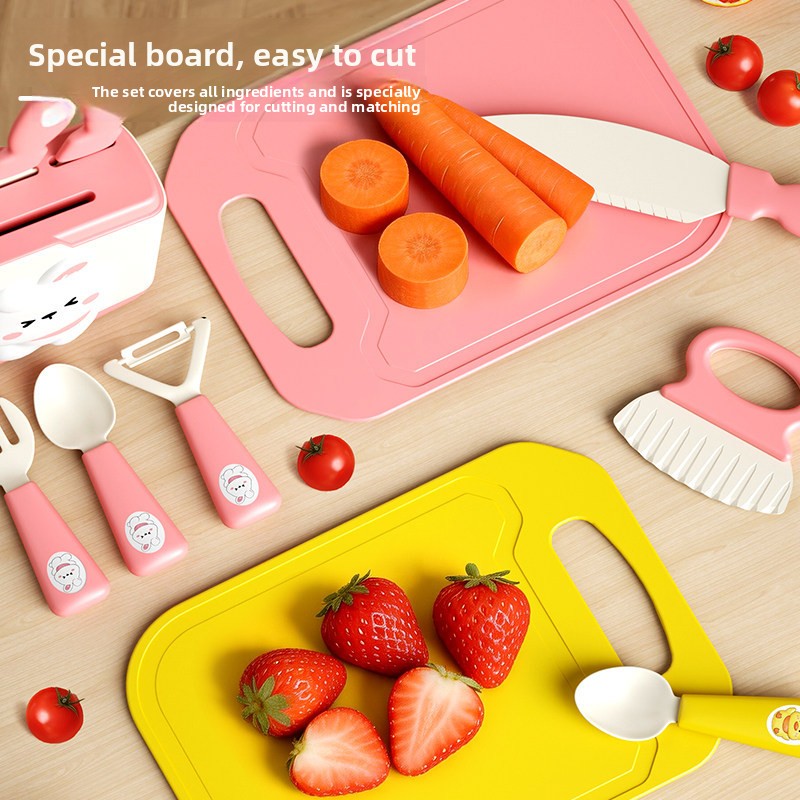 Children Kitchen Toy Set Featu - Baby Food Knife Set ulasan dan harga
